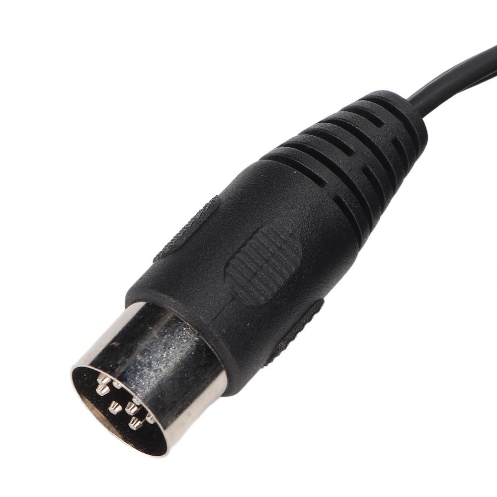 Male to Male DIN 8Pin to 3.5mm + 2RCA Cable Plug and Play Audio Connection Cable  Subwoofer Speaker