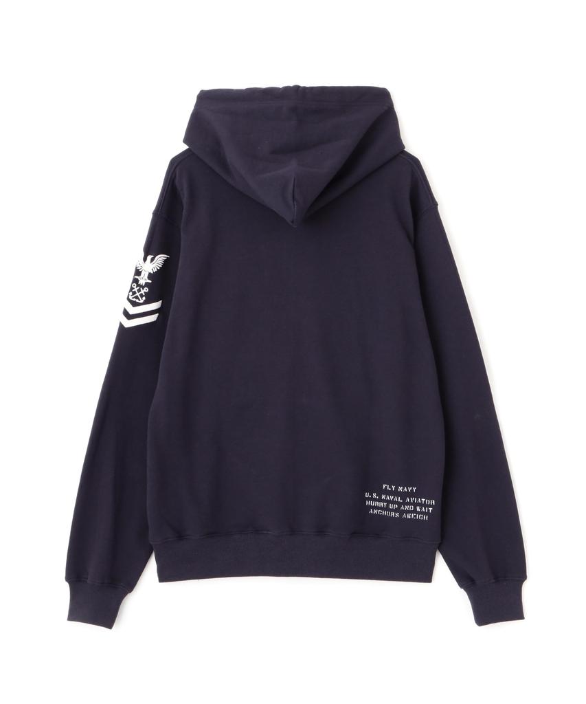 Avirex NAVAL PULLOVER Size PARK, Men's, M, 120, Navy, 783-3931008