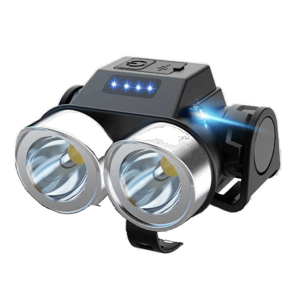 

IPX6 Waterproof LED Bike Headlamp High-Brightness Safety Cycling Light Mountain Bike 3200mah чорний