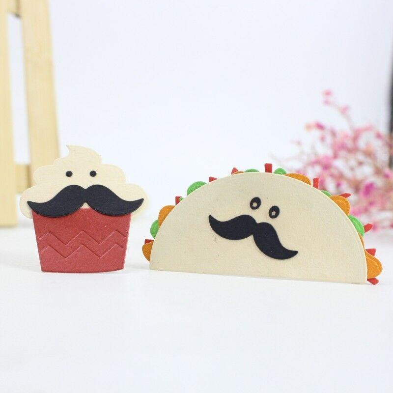 Beard Ice Cream Cutting Dies Metal Stencil DIY Scrapbooking Album Paper Card Embossing Craft Die Cut Cake Food
