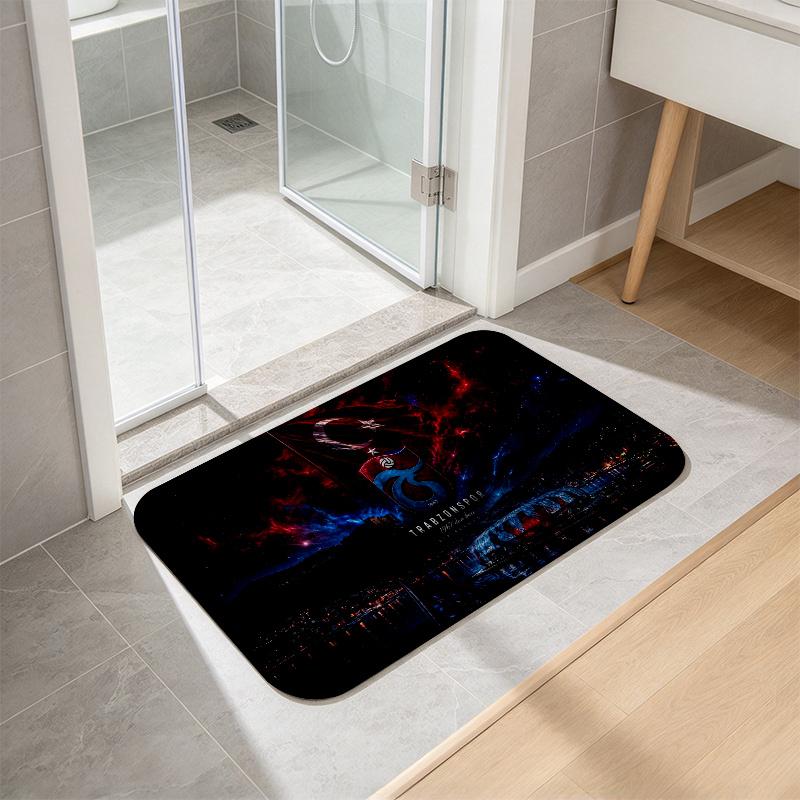 Trabzonspor Flannel Kitchen Mat Christmas Soft Area Rug Non Slip Floor Carpet Home Decoration