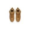 Nike Court Borough Mid Slip Resistant Abrasion Resistant Mid Top Skateboard Shoes Wheat Children Aged 3 7 Years Old 870026-701