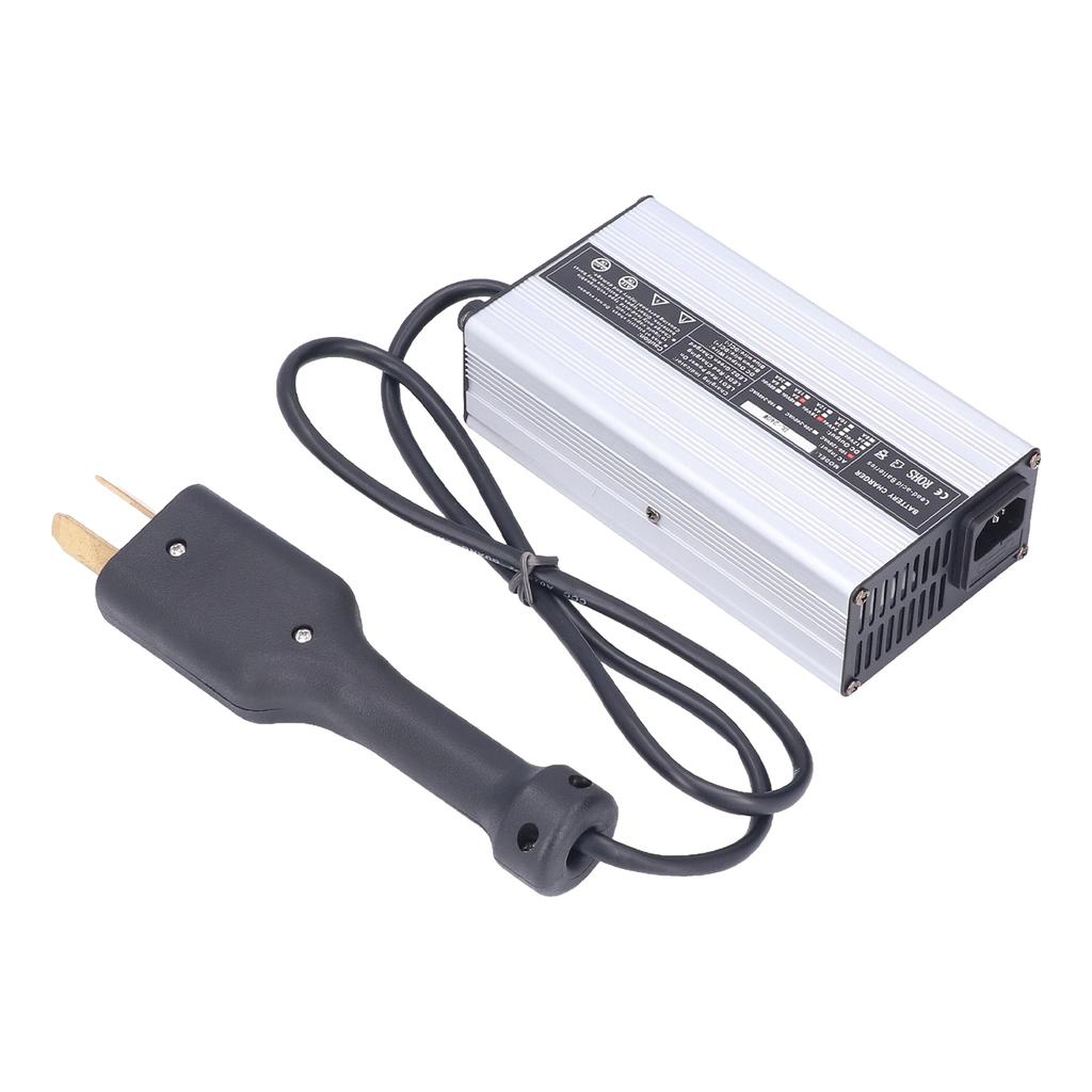 Club Car Battery Charger 36V 5A Octagonal Head   Silver Aluminium Replacement for EZGO