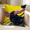 Anime SSakamoto Days TTaro Sakamoto  Square DoubleSided Printed Pillow Case Bedroom Bedside Pillow Sofa Cushion Cover