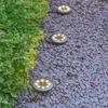 8 Pcs 8LED Solar Power Disk Light Outdoor Garden Solar Underground Light Deck Light Spotlight Buried Solar Led Lamp