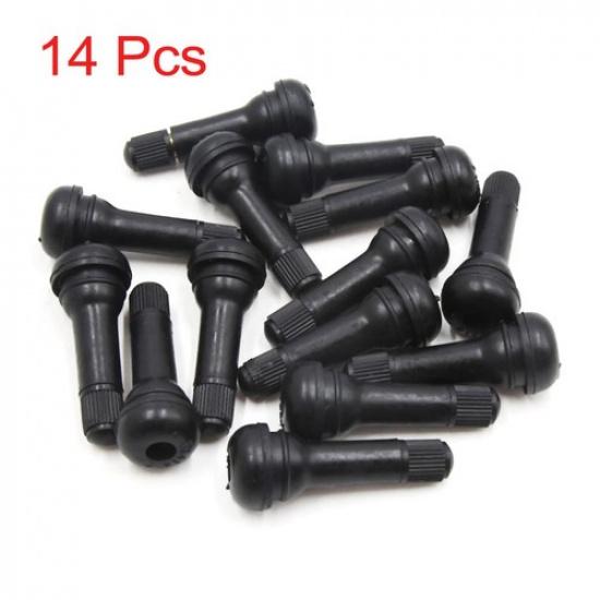 14 шт. Медный вентиль для бескамерного вакуумного шины диска колеса с колпачком для автомобиля