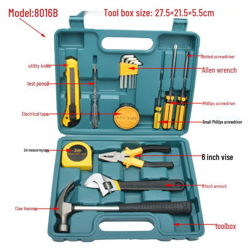 Portable Household Tool Kit for Car and Home Repair
