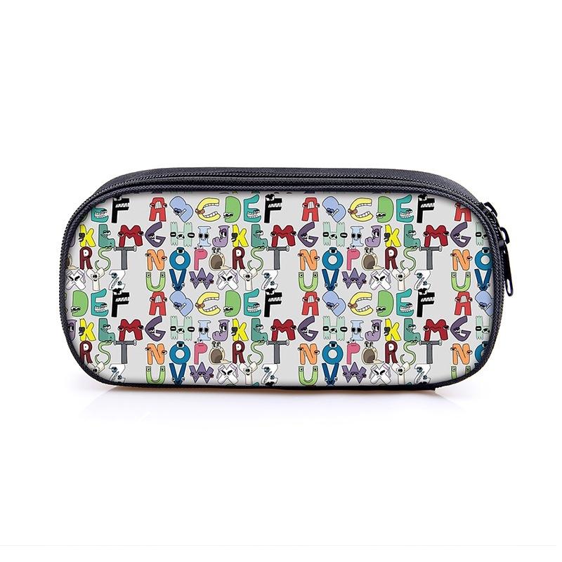 Alphabet Lore Pencil Case Large Capacity Pouch Bag For Students Gift