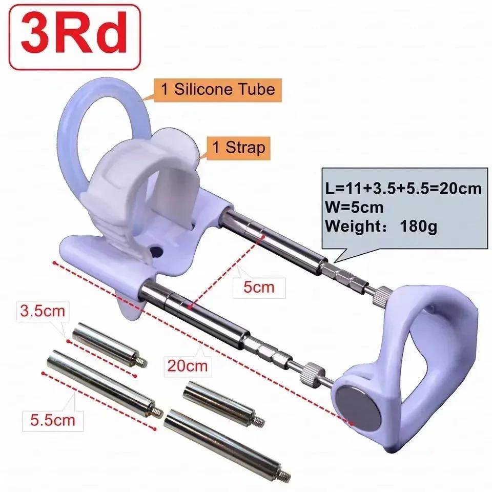 4th Generation Male Enlarger Stretcher Tension Traction Correction Bending Penis Extender Enlarger Device for Men Penis Extender