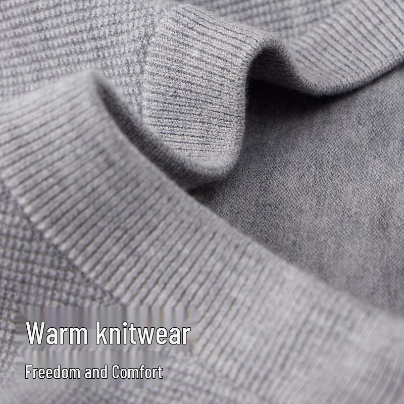 MONTAGUT Men's Waffle Knit Pullover Sweater