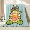illust Y Yutoriya Throw Flannel Throw Blanket Suitable for Sofa Living Room Bedroom