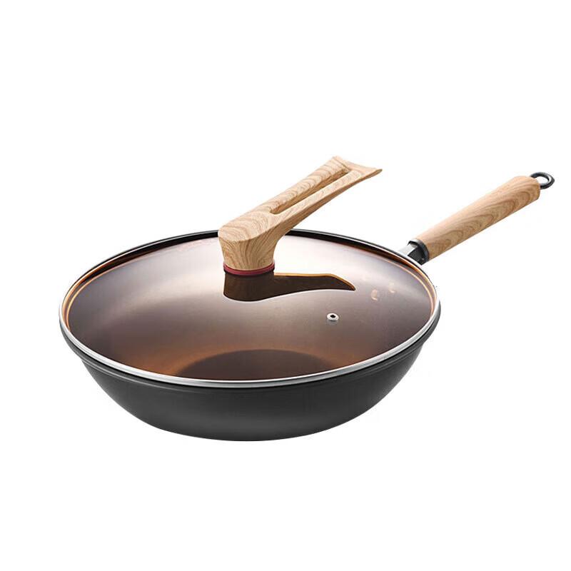 KOBACH 32cm Uncoated Fine Iron Wok