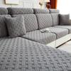 3D Jacquard Velvet Sofa Hat: Elastic Full-Cover Cushion for Autumn & Winter