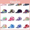 Print Tie Dye Baseball Cap Hip Hop Color Block Graffiti Visor Hat Protection Sun