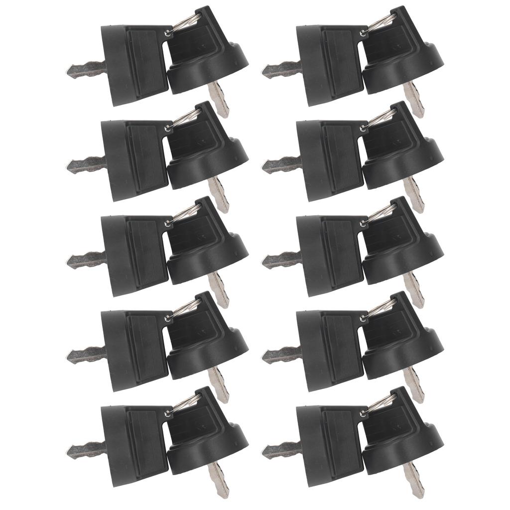 20PCS Single Cylinder Diesel Generator Starter Key Plastic Iron Engine Lock Ignition Start Key for