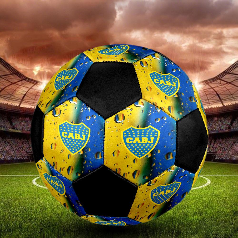 1pc Boca Juniors Soccer Ball Size 5 Indoor Soccer Ball Fashion Colorful Backyard Game - Great For Sports Fans Gift HE11