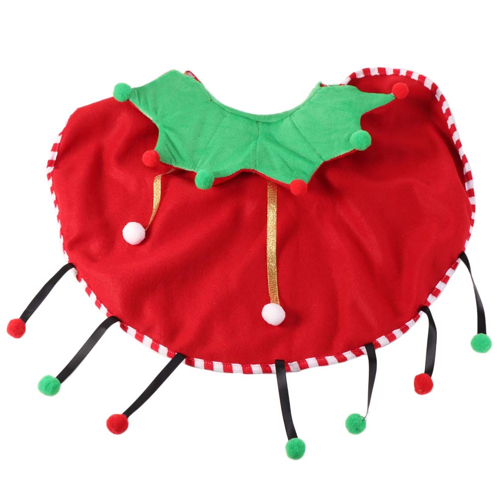 Soft Dog Christmas Cape Adjustable Pet Santa Costume Pet Clothes Pet Costume Scarf  Cat