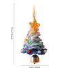 Christmas pendant wool crocheted Christmas tree small ornament Christmas decoration car pendant