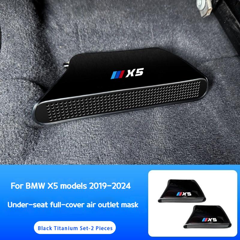 

Car Under Seat Floor AC Air Conditioner Vent Outlet Protection Cover Car Interior Accessories For BMW X5 G05 2019-2025