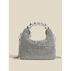 New round bead handbag inlaid brick women's fashion versatile diamond chain rhinestone shoulder bag messenger dinner bag