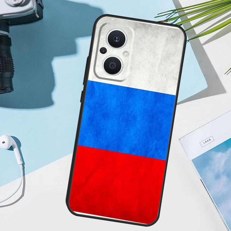 russian flag Case For OPPO Reno 12 F 13 13F 11 8T 7 8 10 Pro OPPO Find X8 X6 Pro X3 X5 Lite Cover Funda