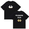 Jul Velodrome 2026 Druckshirts Unisex Damen Sommer Hohe Qualität Oversized Baumwolle Y2K T-Shirt Harajuku Kleidung Mode Rundhals Oberteile
