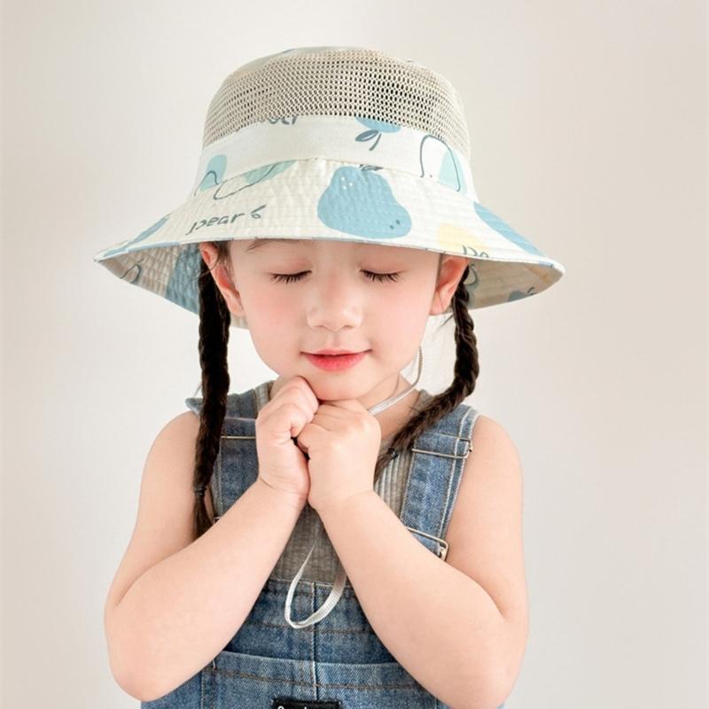 Lightweight Foldable Childrens Sun Hat Sun Protection Wide Brimmed Outdoor Beach Hat