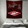 Spartak Moscow Brave Wall Hanging Printed Fabric Blanket Decorative Tapestries for Bedroom Living Room Home Decor