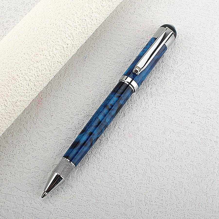 Роскошная металлическая шариковая ручка, Выдвижная шариковая ручка Lan Binghua Роллер