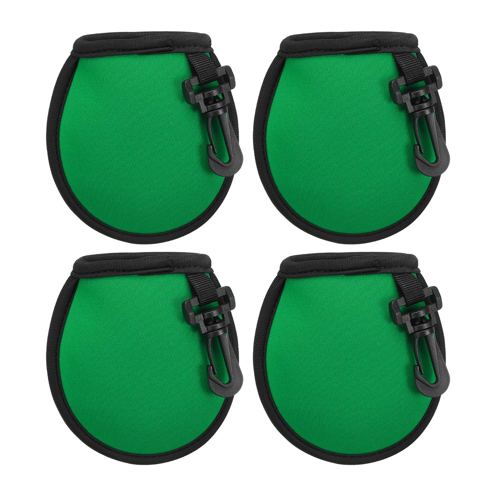 

PATIKIL Golf Ball Washer Pouch, Set of 4, Portable Golf 9x9cm зелений
