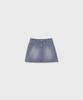 Oioi Collection Classic Denim Mini Skirt_Light Blue