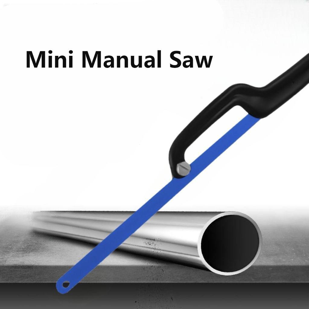 Mini Manual Saw Plastic Handle Wire Saw DIY Small Saw Hacksaw for Sawing Wood