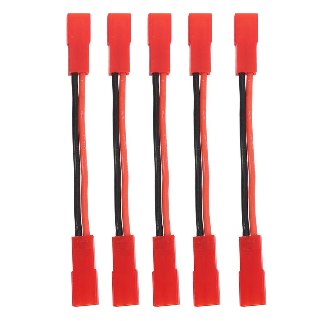 5PCS JST Female to JST Female Connector 22AWG 2 Inch RC Motor ESC Conversion Cable Plug Wire Adapter for RC Car