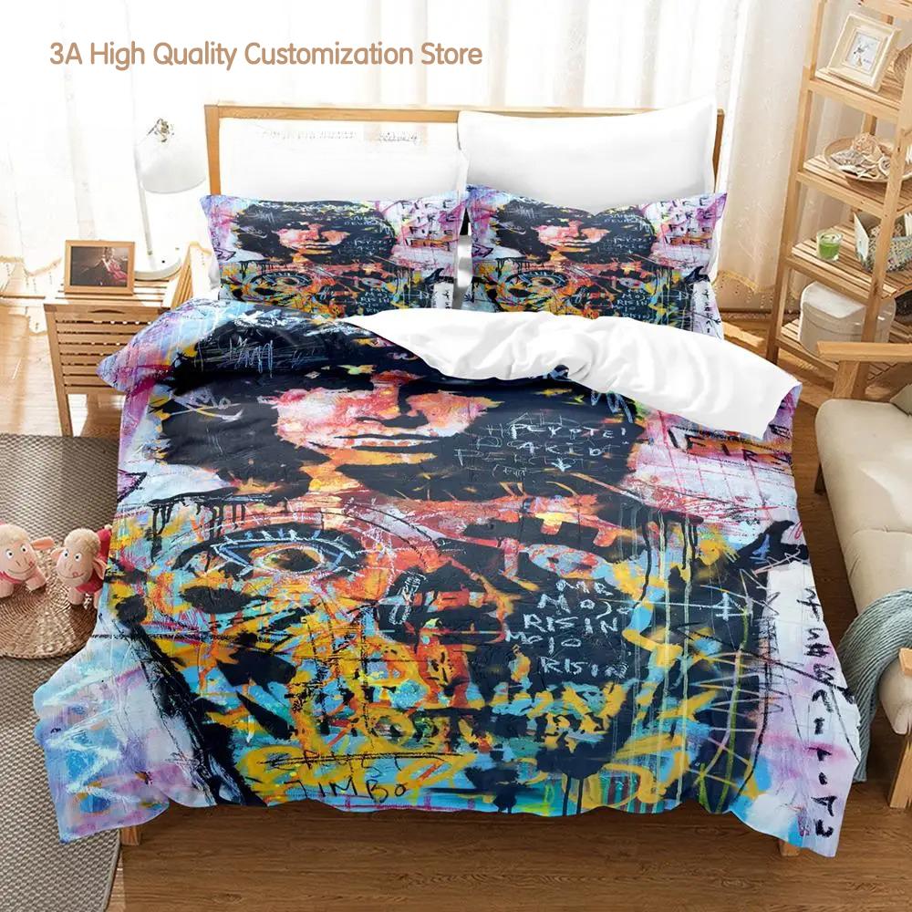 The Doors Jim Morrison Bedding Set Single Twin Full Queen King Size Bed Set Aldult Boys Bedroom Duvetcover Sets 3D Lit