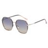 Hot-Selling Metal Large Frame Temperament Sunglasses Double Ring Trend Versatile Women'S Sunglasses