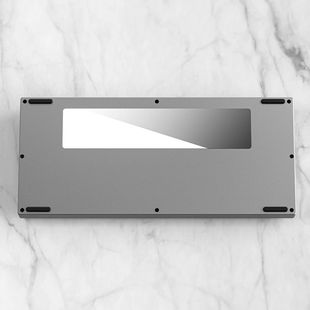 DrunkDeer A75 Rapid Trigger Mechanische Tastatur Aluminiumgehäuse TKL Magnetischer Schalter Kompakt 82 Tasten Kabelgebunden RGB Ohne Tastenkappen mit Drehknöpfen Space Grau