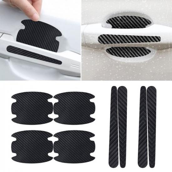 8PCS Car Door Handle Bowl Anti Scratch Sticker Protector Cover Decal Accessories