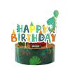 Dinosaur-Themed Birthday Party Disposable Tableware Set: Paper Plates, Cups, and Napkins for Girls
