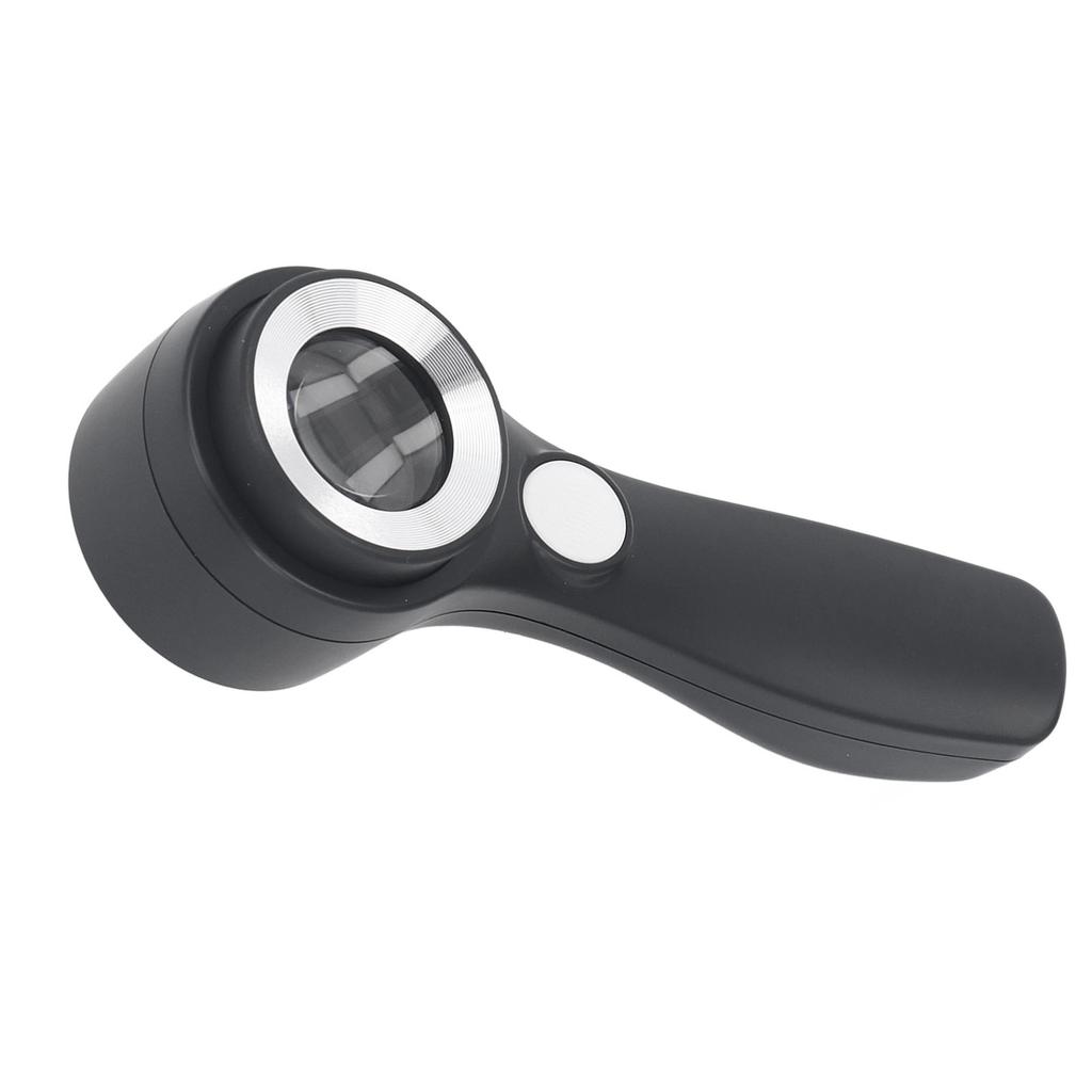 Lupe Handlupe 60X Beleuchtete Lupe USB Wiederaufladbare LED Lupe für Outdoor-Erkundung Beobachtung