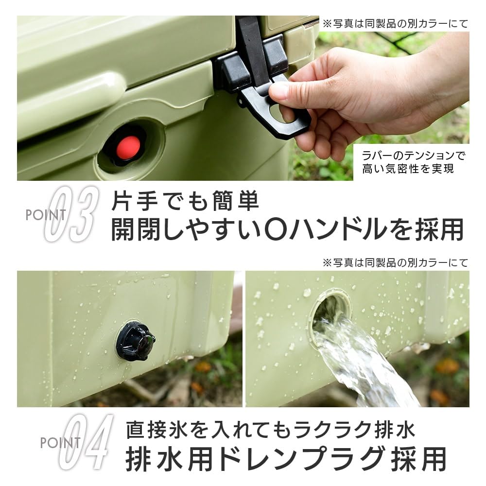 Kolekcja Lodówka turystyczna Twarda Duża Kempingowa Na Zewnątrz Długotrwałe Utrzymywanie Zimna Izolacja Ciepła Izolacja Zimna Otwieracz do Butelek Standardowe Wyposażenie Waga