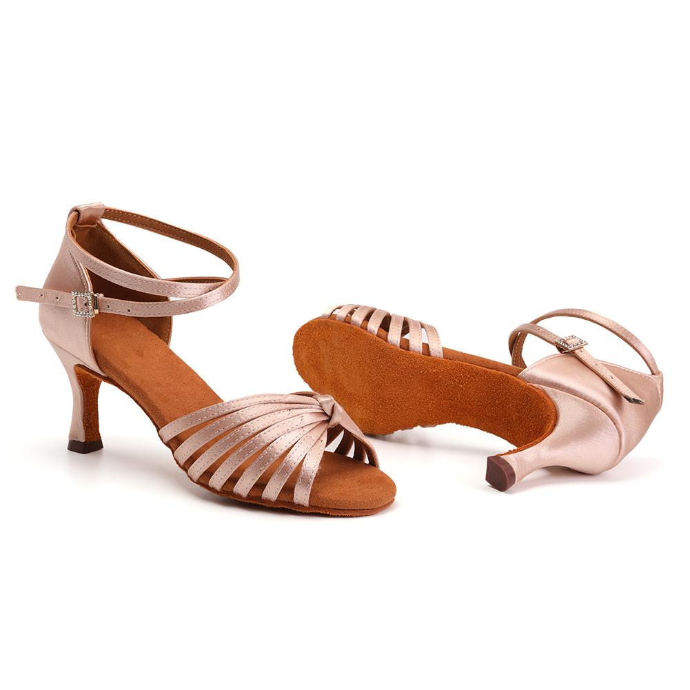 Women Latin Dance Shoes High Heel 7CM Ballroom Salsa Tango Dancing Shoes Indoor Dancing Shoes