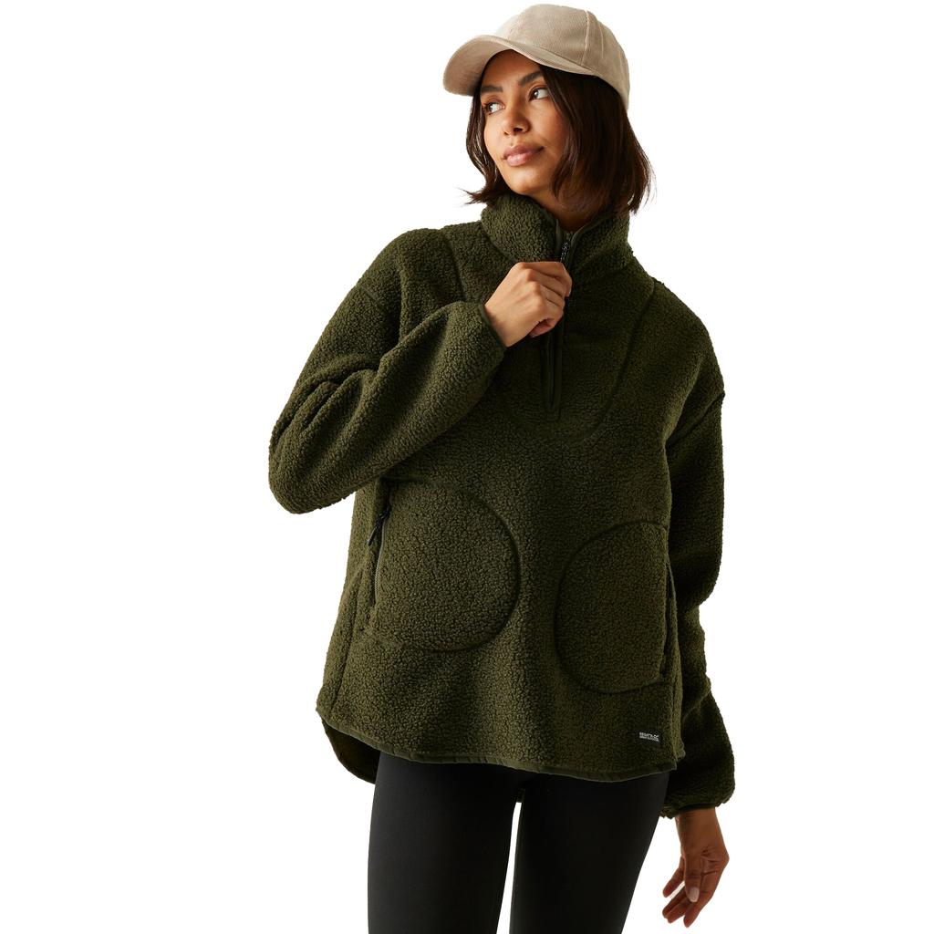 Regatta Womens/Ladies Frankie Borg Quarter Zip Fleece Top