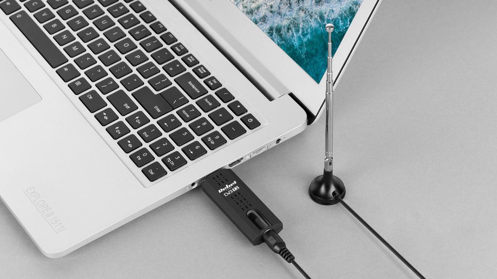 USB Digital-TV-Tuner DVB-T2 H.265 HEVC Rebel