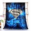 New Arrive Classic Superman Logo Blanket Sofa Bed Cover Four Season Soft Fluffy Quilt Blanket Flannel Throw Outdoor Leisure Nap
