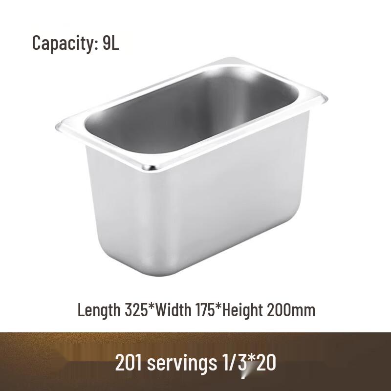 

AVADEN Stainless Steel Gastronorm Food Pan with Lid