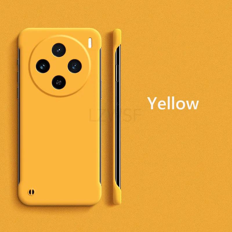 Ultra Thin Frameless Hard PC Back Cover for VIVO X100 Ultra X100S Pro X100S Pro X100 Pro Candy Color Shockproof Borderless Matte Phone Cases