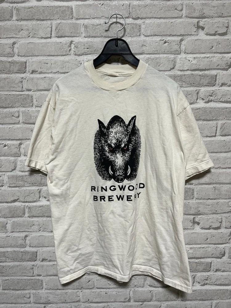 Vintage 90s Ringwood Brewery Beer Art Unisex T-Shirt M
