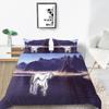 Home Bed Cover 3D Unicorn Themed Print Homes Bedding Quilt Cover Textiles Polyester Pillowcase Bedclothes