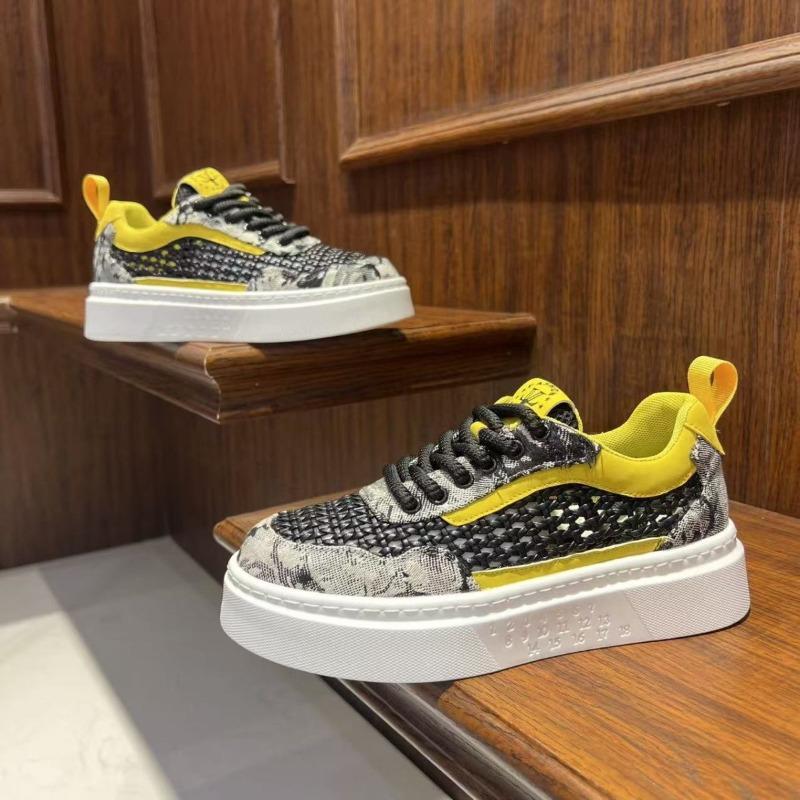 Scarpe da Ginnastica Basse da Uomo in Rete Tendenza Estive Nuove Scarpe Piatte Basse Casual Scarpe Sportive Comode da Esterno per la Corsa Zapatos Hombre