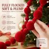 Christmas tree decorations 200 cm maroon ball